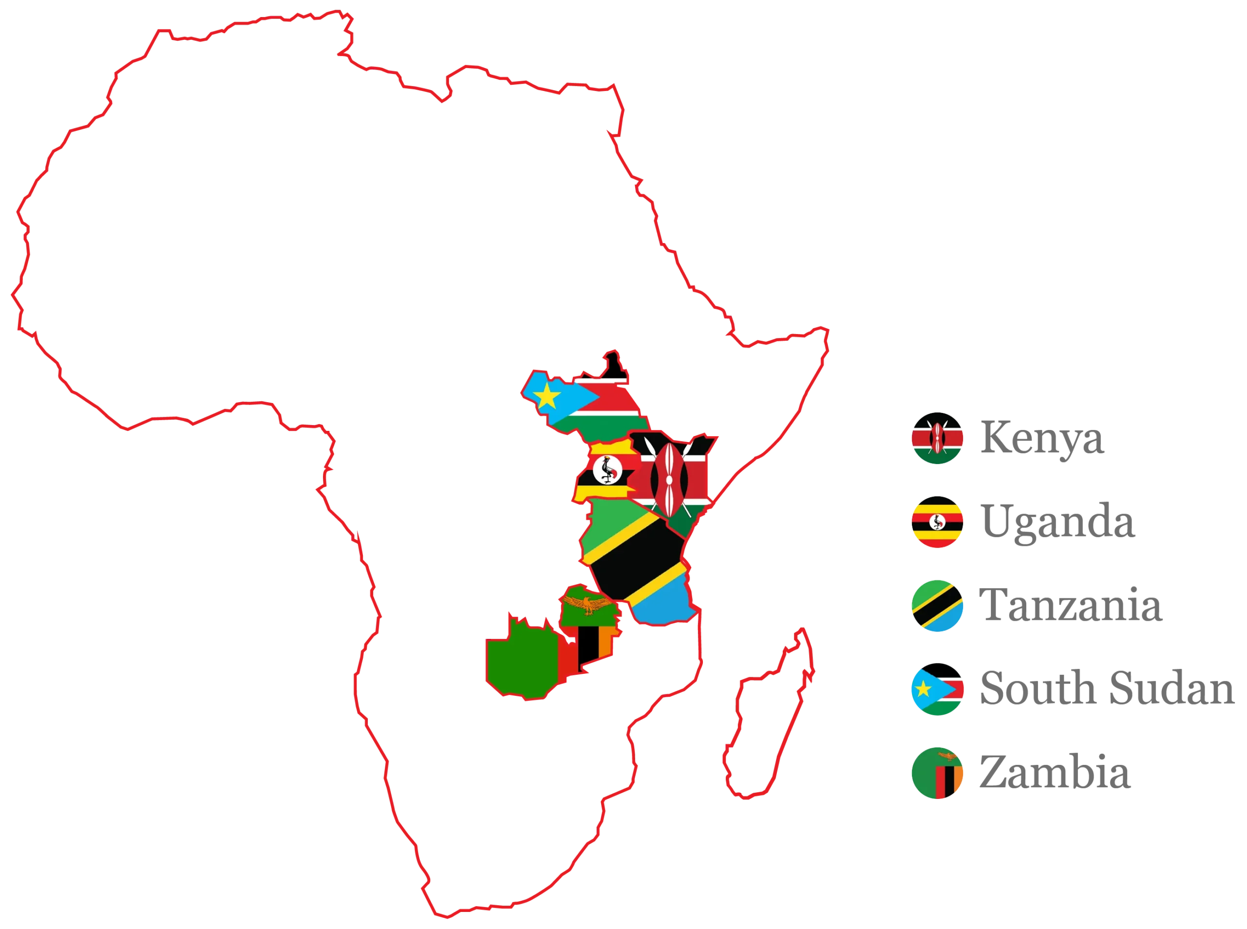 DKT East Africa Map