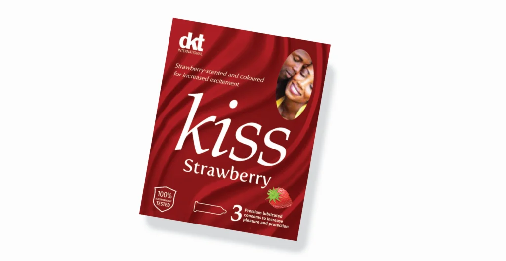 Kiss Condoms - Strawberry Variant